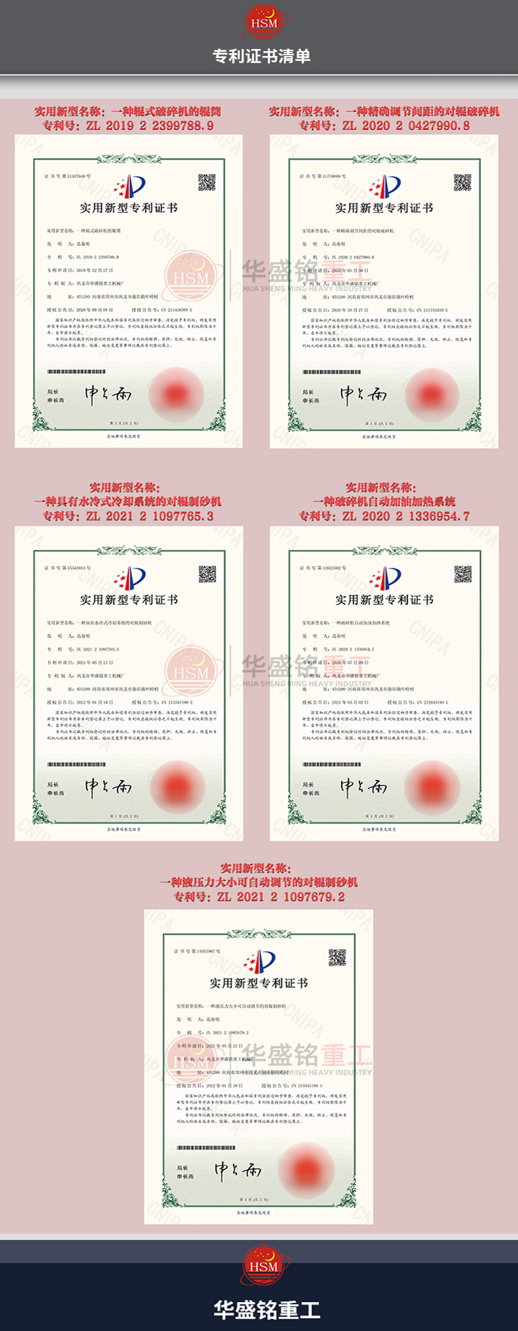瀝青銑刨料破碎機專利資質