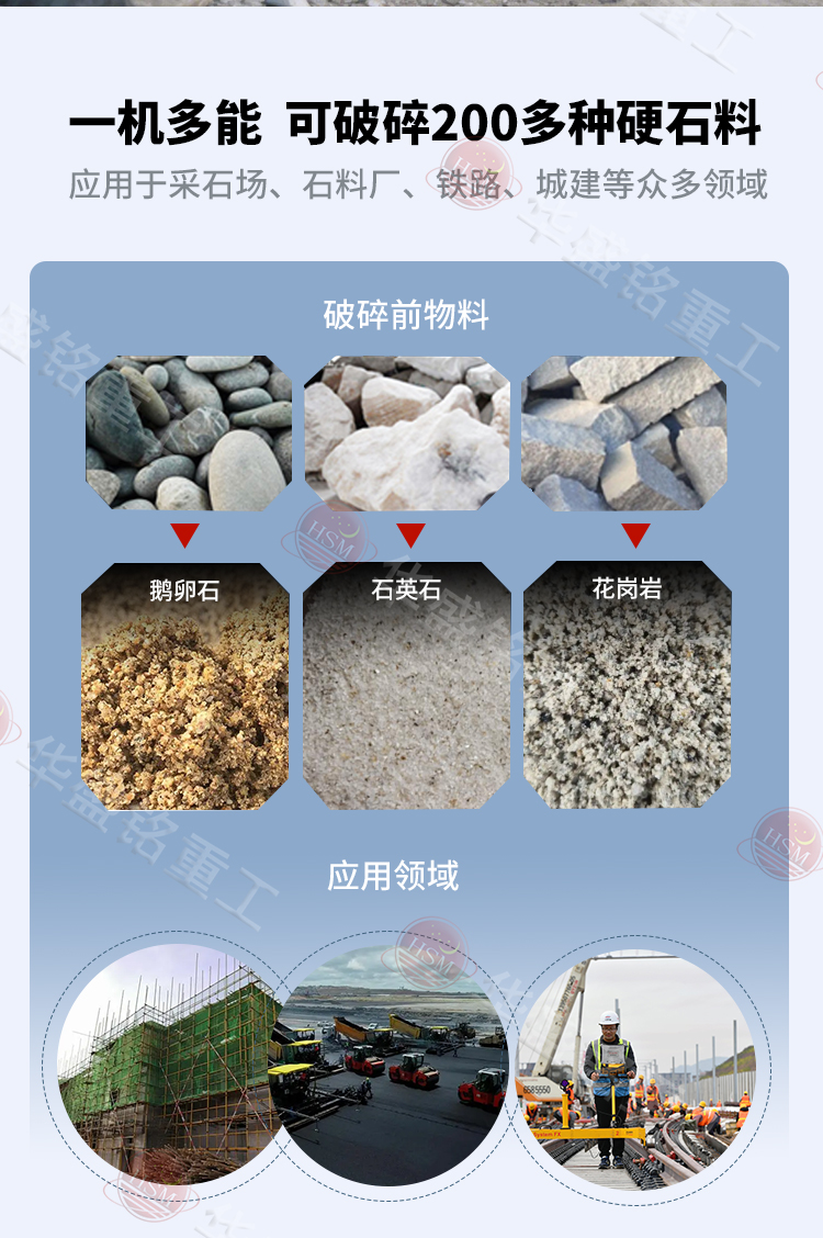 四輥破碎機(jī)適用物料